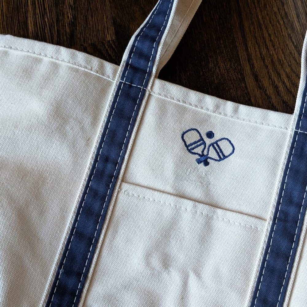 CB Station New without Tag Pickleball Canvas Tote Medium - Picture 2 of 11